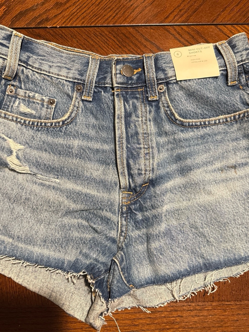 Universal Thread Light Blue Distressed Denim Cutoff Shorts